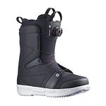 Salomon Faction BOA Mens Snowboard Boots Black/Black/White 12.5 (30.5)