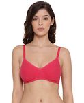 Lyra Women's Non-Padded Secret Support BRA-514 Full Coverage Bra 514_1PC_Fuschia_36B