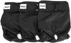 Avont 3 Pack Reusable Dog Diapers, 