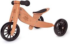 Kinderfeets Tiny Tot 2-in-1 Trike Balance Bike Bamboo