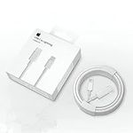 Apple Charger Cable [Apple MFi Certified] iPhone Charger Cord - USB C to Lightning Cable Original Certified Compatible iPhone 13 12 11 Xs Max XR X 11 Plus SE,Airpods - White (Type C 1M)