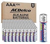 ACDelco 100-Count AAA Batteries, Ma
