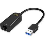 USB Ethernet Adapter for Switch, USB3.0 Gigabit Ethernet LAN Network Dongle 1Gbps USB Network Converter, CableCreation RJ45 to USB Internet Connection for Windows 11/10/Linux/Chrome OS Laptop