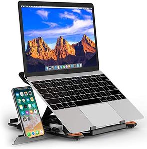 Besign Adjustable Laptop Stand, Ergonomic Riser Notebook Computer Holder Stand Compatible with MacBook Air Pro, Dell XPS, HP, Lenovo More 10-17" Laptops