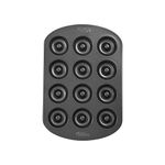 Wilton 12-Cavity Mini Doughnut (Donut) Pan, (Ø2.25”X0.66”)