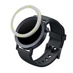 kwmobile Protective Bezel Ring Compatible with CMF by Nothing Watch Pro 2 (D398) - Aluminum Ring for Smart Watches - Silver/Green