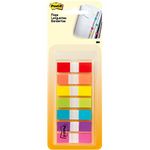 Post-it Flags, .5" X 1.7", 190 Flags with 7 Dispensers, Assorted Colours