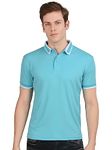 AWG ALL WEATHER GEAR Golfito Polo Tshirt for men. Lightweight and Breathable fabric Micro poly fabric (Ideal for all occasions) S-3XL (SS23-AWG-GOLF-SBU-XXXL_Sky Blue_XXXL)