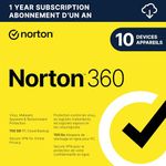 Exclusive Norton 360 2024 – 3 MONTHS FREE - Antivirus software for 10 Devices 1-Year Subscription - Includes VPN, Password Manager and PC Cloud Backup [Download]