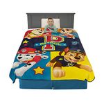 Franco Kids Bedding Ultra Soft Micro Raschel Blanket, 62 in x 90 in, Paw Patrol