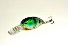 Akuna Wart Hog Series 3.4 inch Jointed Diving Lure, Two BP 107-97, Bluegill, Two of one Color