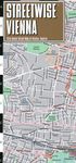 Streetwise Vienna Map - Laminated City Center Street Map of Vienna, Switzerland