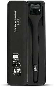 Beardo Beard Activator Derma Roller for Men, 540 - 0.5mm Chromium needles, Stimulates Hair Growth | Follicles activation | No Patchy Beard with Hair Growth Derma Roller