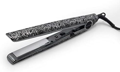 Corioliss C1 Hair Straightener for Women Professional Titanium Plates Flat Iron (Paisley Silver Soft Touch)
