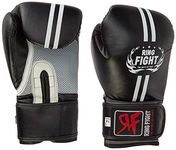Ceela Sports RFPBG-12OZ Synthetic Leather Boxing Gloves, 12Oz (Black)