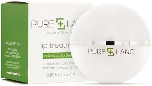 Pure Lano Original Lip Treatment Ball Helps Repair Cracked & Chapped Lips – Lanolin Lip Balm Treatment Moisturizes & Nourishes Your Lips - Soothes Lips W/Soft Sheen & All-Day Protection
