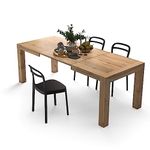 Mobili Fiver, Iacopo Extendable Dining Table, 140(220) x90 cm, Rustic Oak, Made In Italy