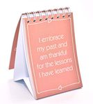 52 Positive Affirmation Desktop Cards To Help You Live a More Mindful Life & Manifest Positive Thoughts (Pink and White)