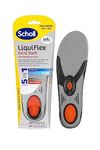 Scholl LiquiFlex Comfort Insoles Extra Support - Size S, Better Shock Absorption on The Heel, Odour-Inhibiting, Made of Memory Foam with LiquiFlex Technology, for Work Shoes, 1 Pair