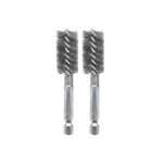 Wicked Professional ID Copper Pipe Fitting Cleaner Wire Bore Replacement Brushes - 2 ea (1/2")