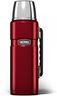 THERMOS Très Grande flasque de 1,2 L en Acier Inoxydable, Rouge Cranberry, 1,2 l