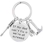XGAKWD Dad Papa Funny Keychain Gift