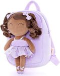 Gloveleya kids backpack, A02 Black Purple Backpack