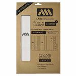 All Mountain Style AMS Frame Guard E-Bike - Protects your bike from scratches and dings, Clear/Silver
