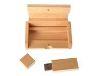 Personalised Engraved 32GB USB Flash drive in Maple Wood Presentation box