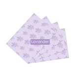 ZYBUX - Scented Drawer Liners - Fragrance for Home's Drawers Shelf Liner Wardrobes, Cabinets, Dresser and Closet | Drawer Liner - 4 Sheets - 43cm x 58cm (Lavender)