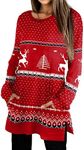 XIEERDUO Ugly Christmas Sweater For