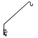 MIXXIDEA Heavy Duty Deck Rail Pole Deck Hook, Extensible and Adjustable Deck Hook for Hanging Bird Feeder, Plants, Suet Baskets,Wind Chimes,Lanterns