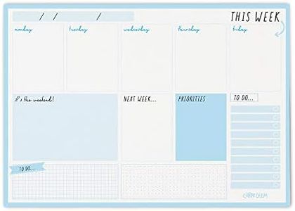 Pukka Pad, Carpe Diem, Weekly Planner Pad, Sky Blue