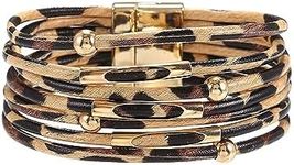 Long tiantian Leather Wrap Bracelet