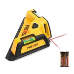 PREXISO Laser Level Floor Tiling, 10M(30FT) Level and Square Lasers, Angle Lasers with Spirit Levels, Battery Included