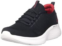 Skechers Mens Skech-LITE PRO - Faint Flair Black/RED Casual Shoe - 6 UK (232593)