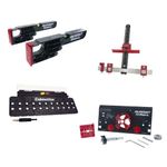 Milescraft 7300 Cabinet Kit – Cabinet Hardware Jig, Shelf Pin Jig, Hinge Jig and Drawer Slide Jig. Cabinet Handles, Drilling Jig, Euro Concealed Hinge Jig, Drawer Installation Jig – Ultimate Bundle