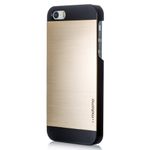 [Gold] MOTOMO [Brushed Aluminum] Apple iPhone 5S Case Protective [Ultra Fit] Protection Cover Aluminum Case for iPhone 5S / 5 [Retail Package] - Gold/Black (115SPCIMAC-GB)