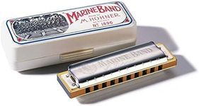 HOHNER (Horner) Marin Band Marine band 1896/20 Key-C 10-hole harmonica with hard case