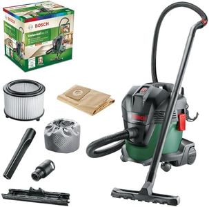 Bosch Home and Garden Aspirateur d'atelier Bosch - Universalvac 15 (Livré avec set d'accessoires)