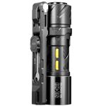 LOOP GEAR SK03 PRO Small Flashlights Powerful, LED Rechargeable Flashlight USB C, 1000 High Lumens EDC Flashlight with Magnetic Bracket, 4 Colors Filters, 10 Modes for Outdoor, Camping, Emergency