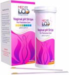 Vaginal ph Test Strips for Women(50 cnt). BV Bacterial Vaginosis and Yeast Infection Test Strips. Feminine pH Test for Vaginal Health, Acidity, and Alkalinity. Strips in Sealed Pouches