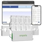 Smart Home Energy Monitor with 8 50A Circuit Level Sensors | Vue - Real Time Electricity Monitor/Meter | Solar/Network Measurement
