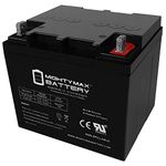 Mighty Max Battery ML50-12 -12 Volt 50 AH, Nut and Bolt (NB) Terminal, Rechargeable SLA AGM Battery