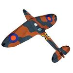 BROOKITE from Peterkin | IWM Spitfire Kite | Official Imperial War Museum Kite - 60 cm x 70cm - Polyester Ripstop kite with 1 handle | Kites | Outdoor Toys | Sports & Leisure | Ages 3+