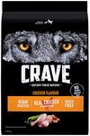 CRAVE Adult Dry Dog Food, Chicken Flavour, 5.44kg Bag