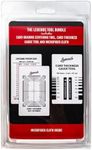 Legends Card Grading Centering Tool with Legends Card Thickness Gauge Tool and Cleaning Cloth Kit Material for PSA - BGS - Graded Card Submissions Card Center Tool