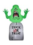 Gemmy Halloween Inflatable 5 Slimer on Tombstone Ghost Busters Prop Decoration By