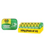 Tropical Sun Canadian Style Sardines in Hot Peppers | 106g All Natural Tinned Sardines Protein and Omega-3 | Freshly Packed Tinned Fish for a Rich & Nutritious Taste (Pack of 12)