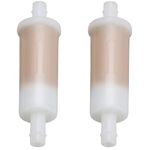 2 Pack 3/8" Fuel Filter Replacement for SIERRA 18-7831 Yamaha GP1-U775C-10-00 Mercury Marine 802128A1 802128 OMC Johnson Evinrude 398319